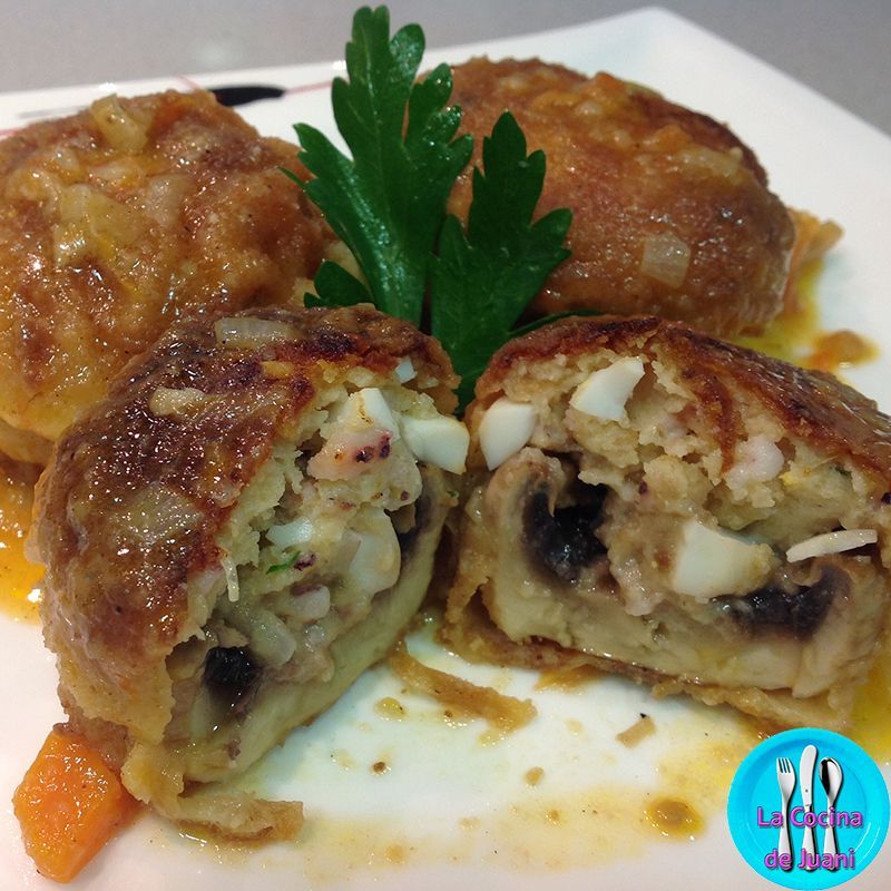Champiñones rellenos