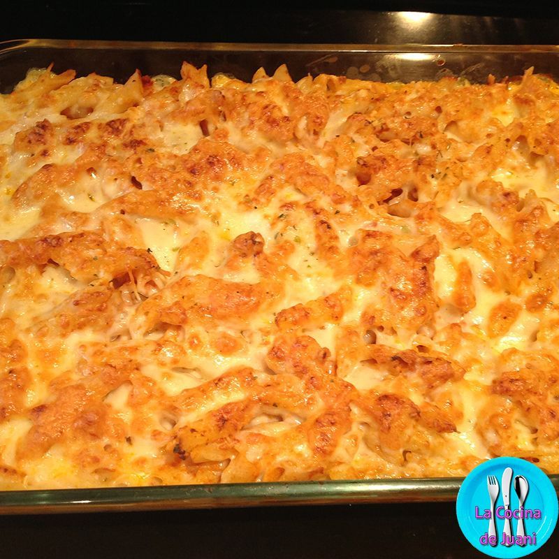 Macarrones caseros gratinados
