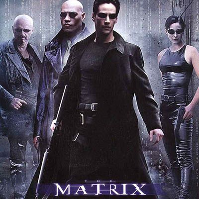 Centro de chuleta con crujientes metálicos de "Matrix (1999)"