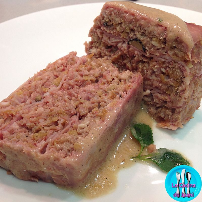 Pastel de pollo y jamón