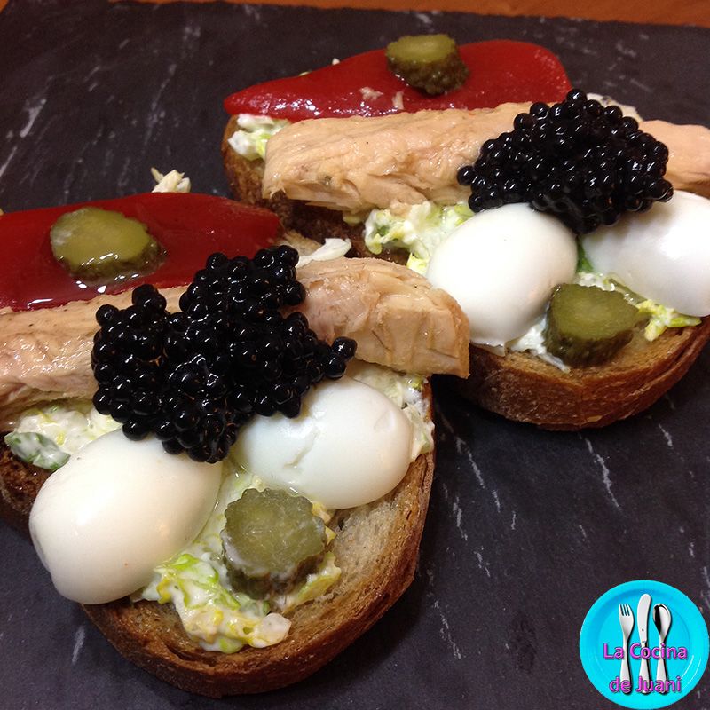 Tostas de fiesta