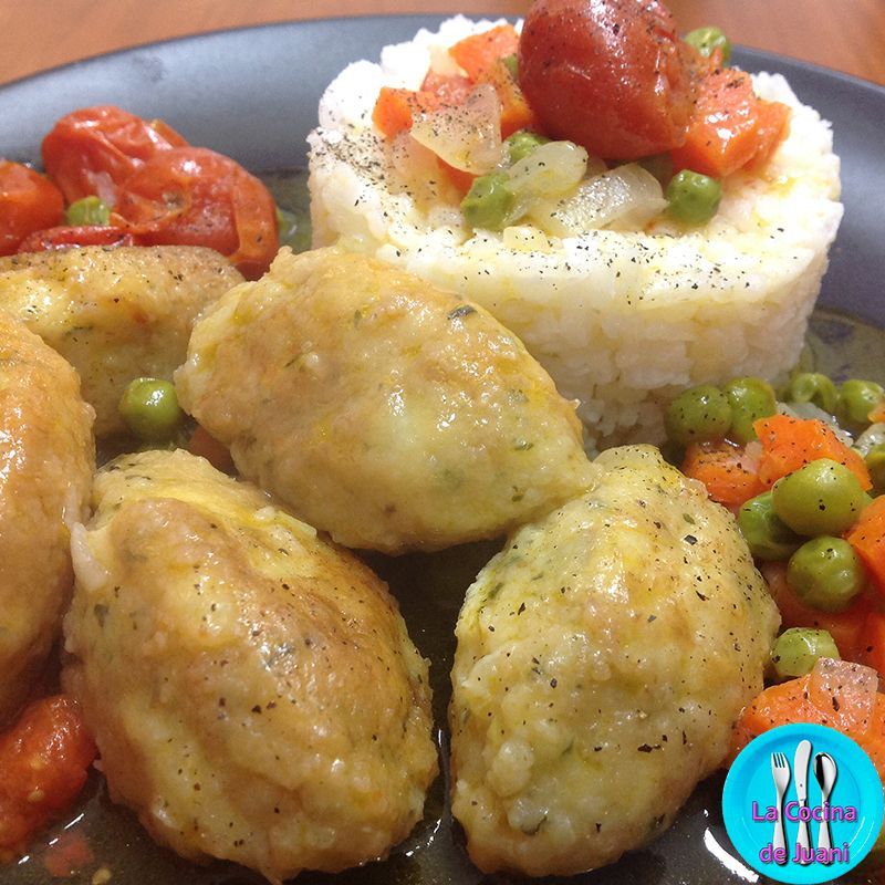 Albóndigas de bacalao en salsa