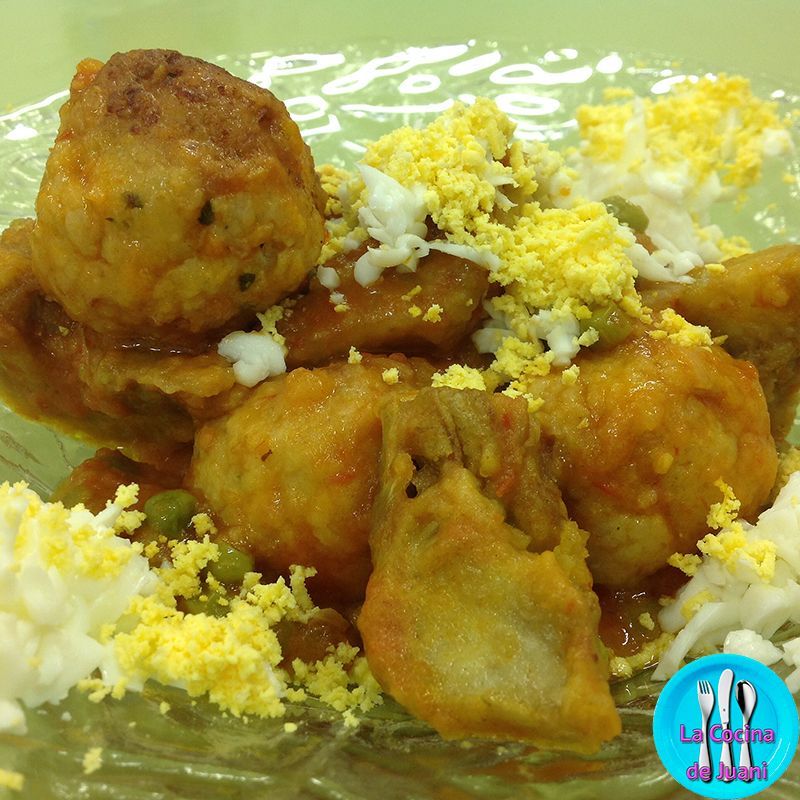 Albóndigas de huevo duro