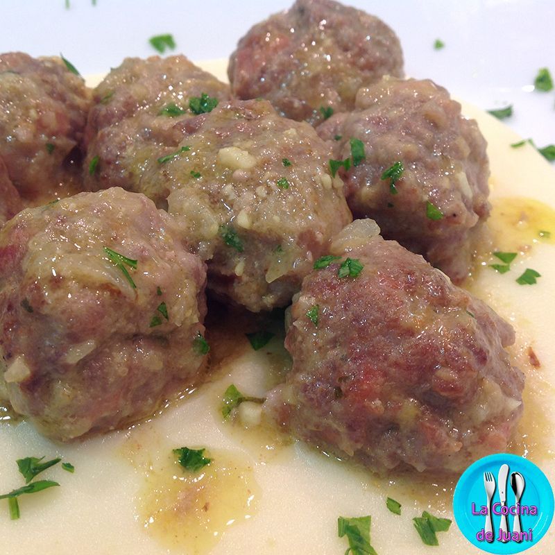 Albóndigas de jamón y almendras