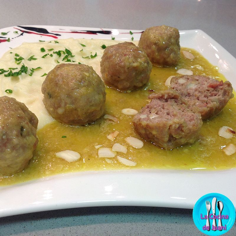 Albóndigas con jamón y queso
