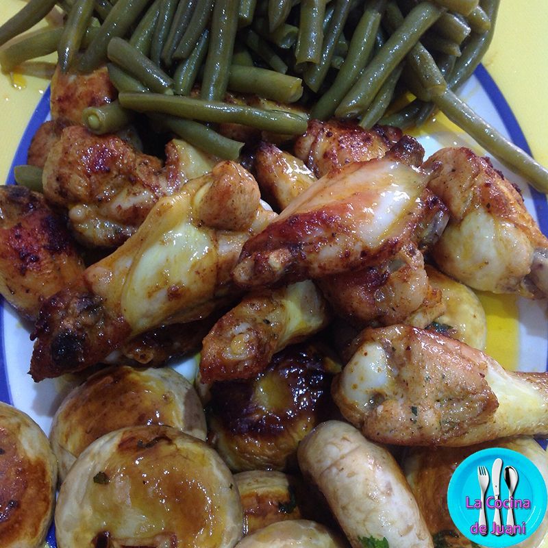 Alitas de pollo al limón