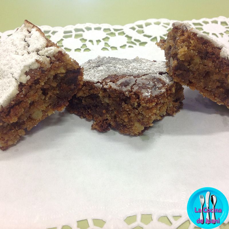 Brownie de chocolate con nueces