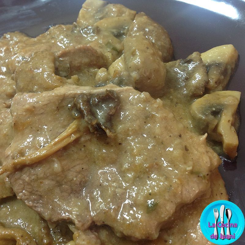 Fricandó con rossinyols