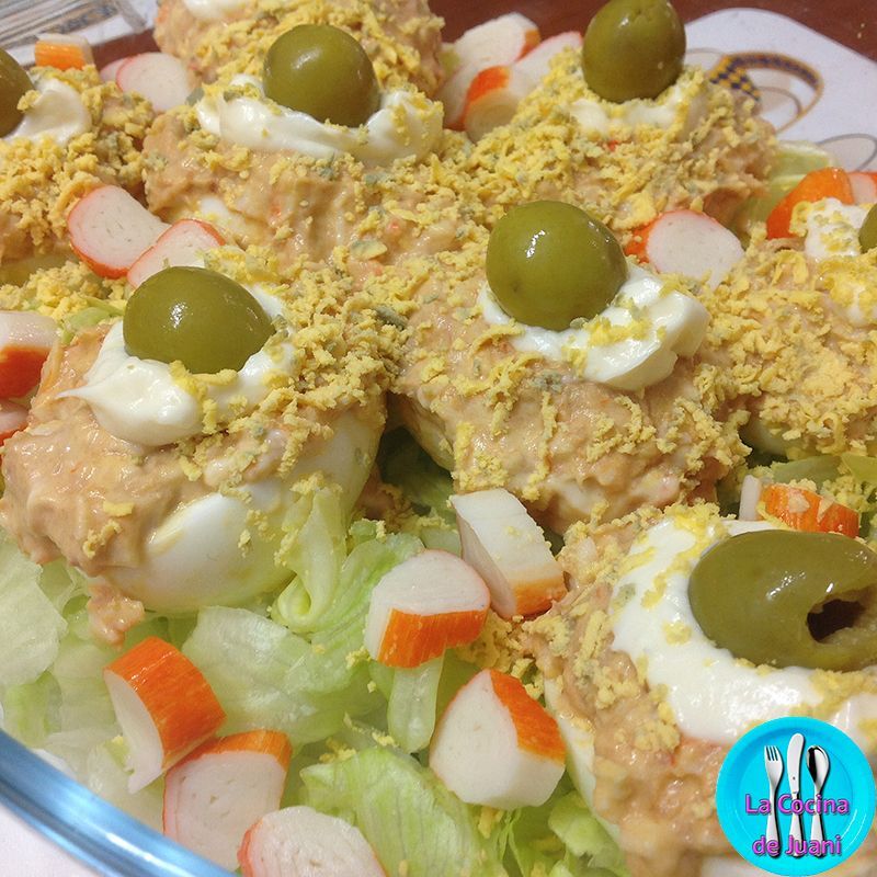 Huevos rellenos sencillos