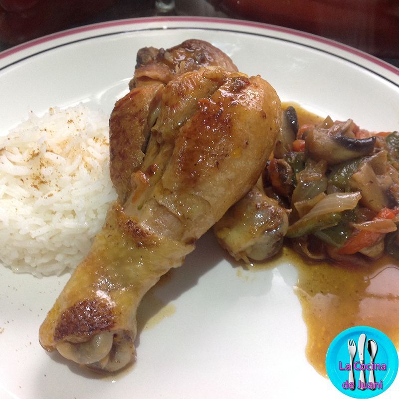 Jamoncitos de pollo a la mediterránea