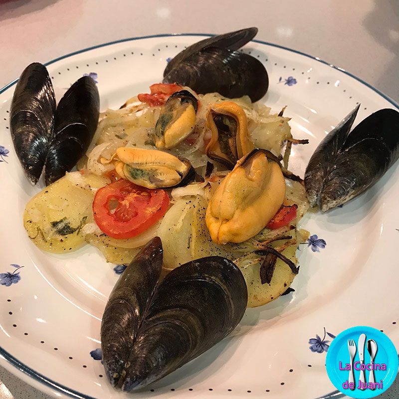 Mejillones con patatas