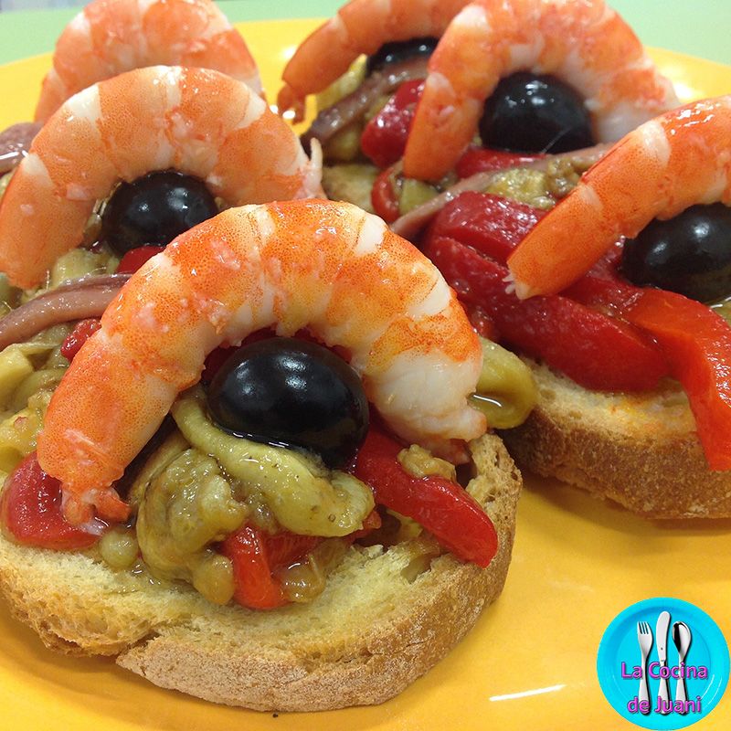 Pimientos asados a la catalana