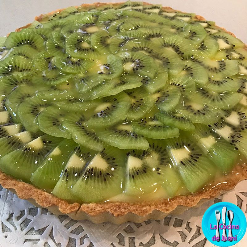 Tarta de kiwis