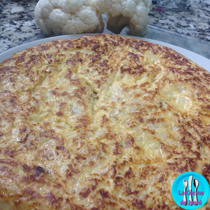 Tortilla de coliflor
