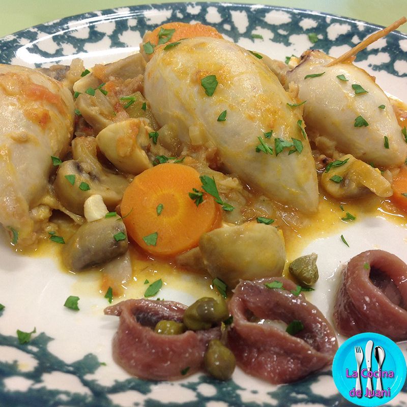 Calamares rellenos