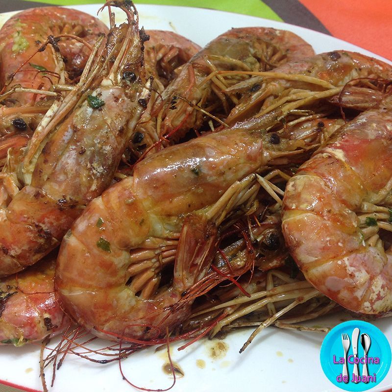 Gambones al brandy