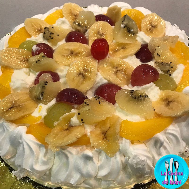 Tarta festiva de frutas