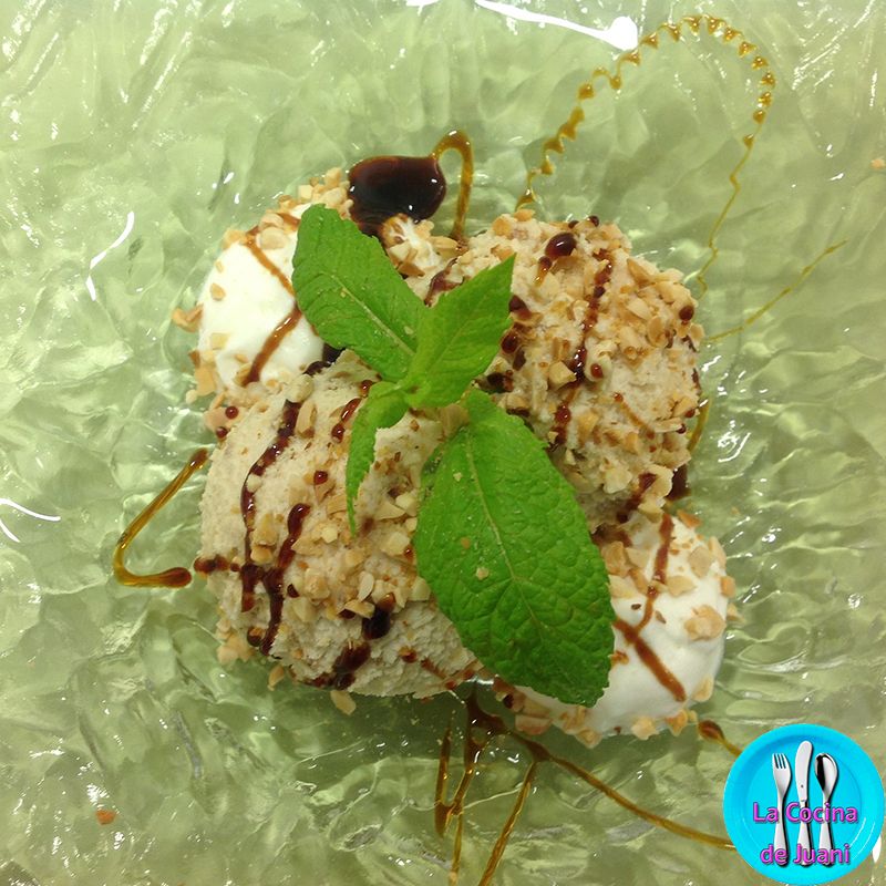 Helado de turrón