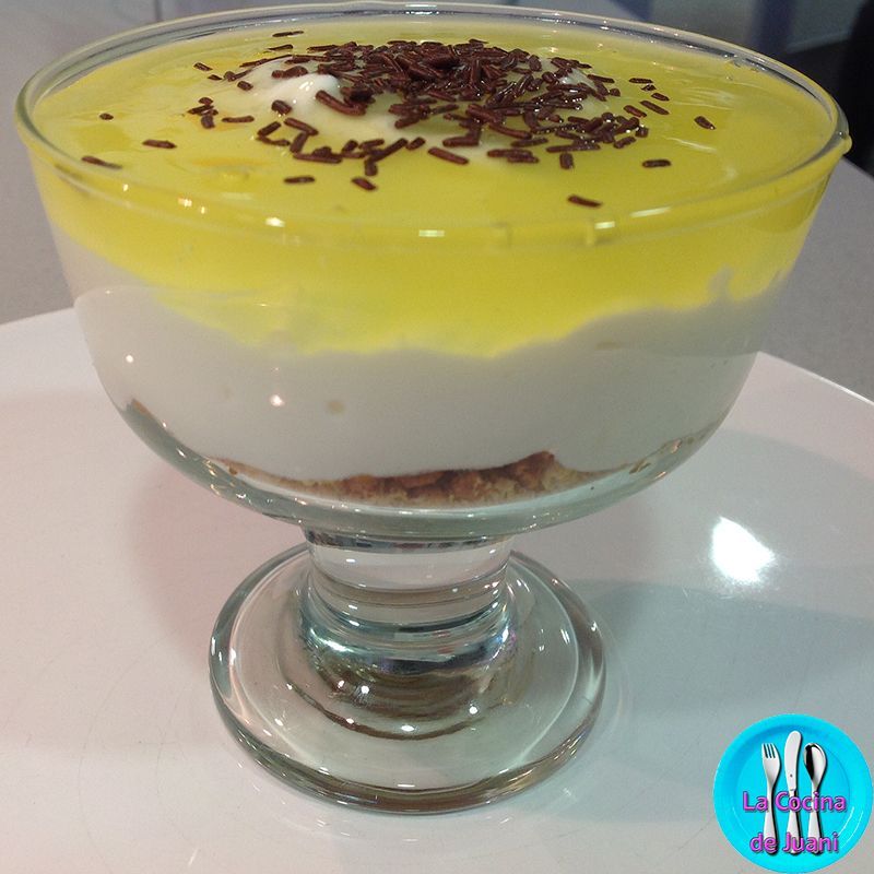 Mousse de yogur y limón