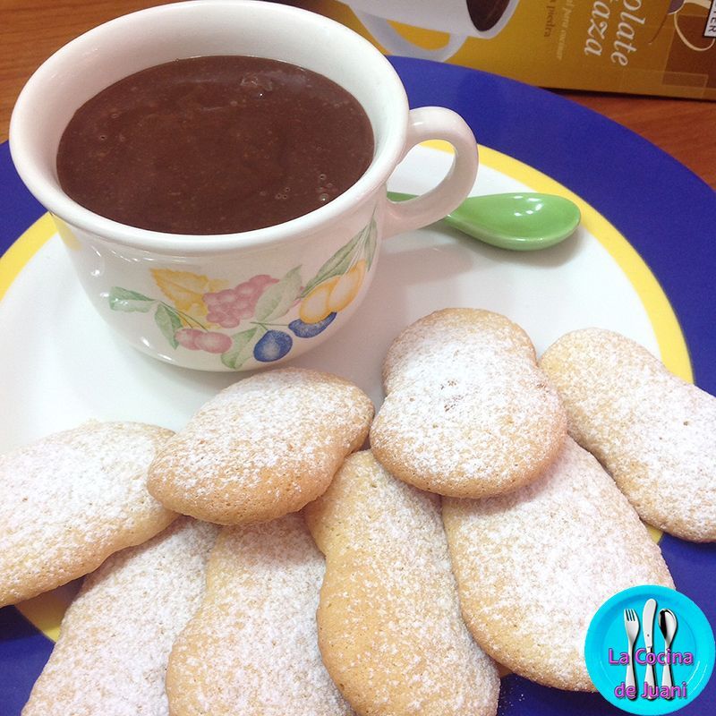 Chocolate con melindros