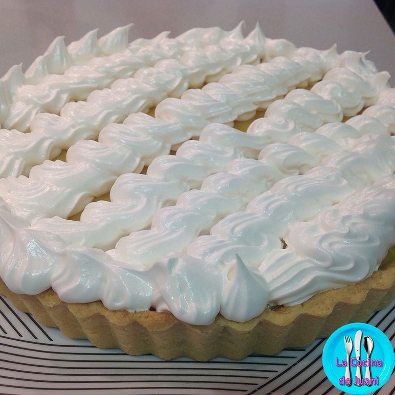 Tarta de crema de limón