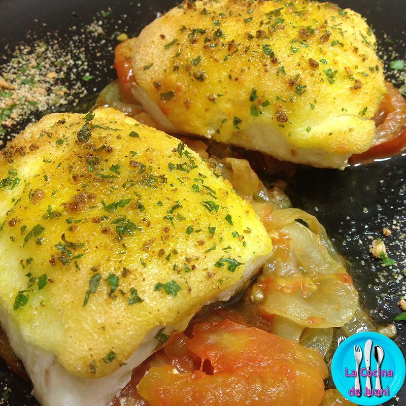 Merluza gratinada con all-i-oli