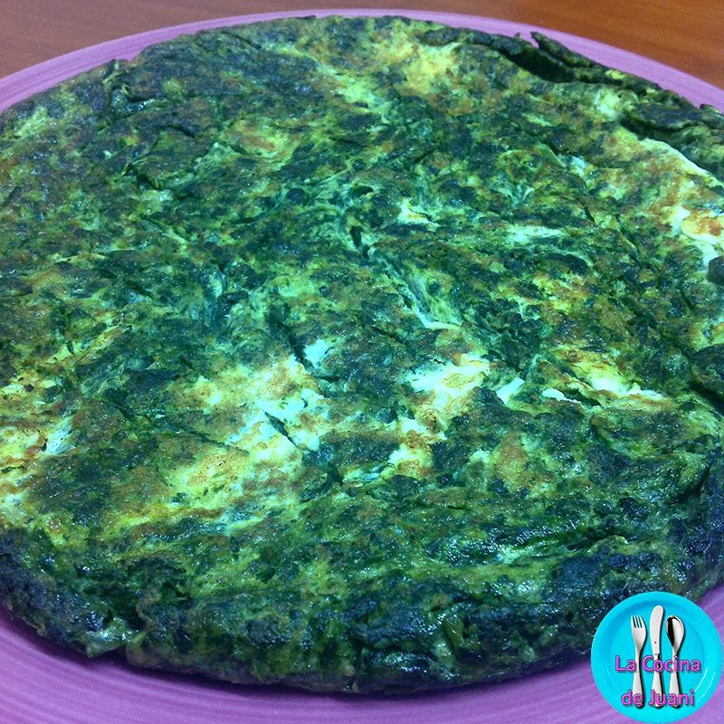 Tortilla de espinacas