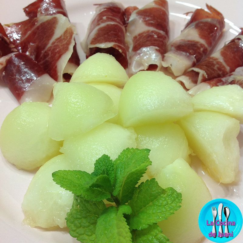 Melón con jamón
