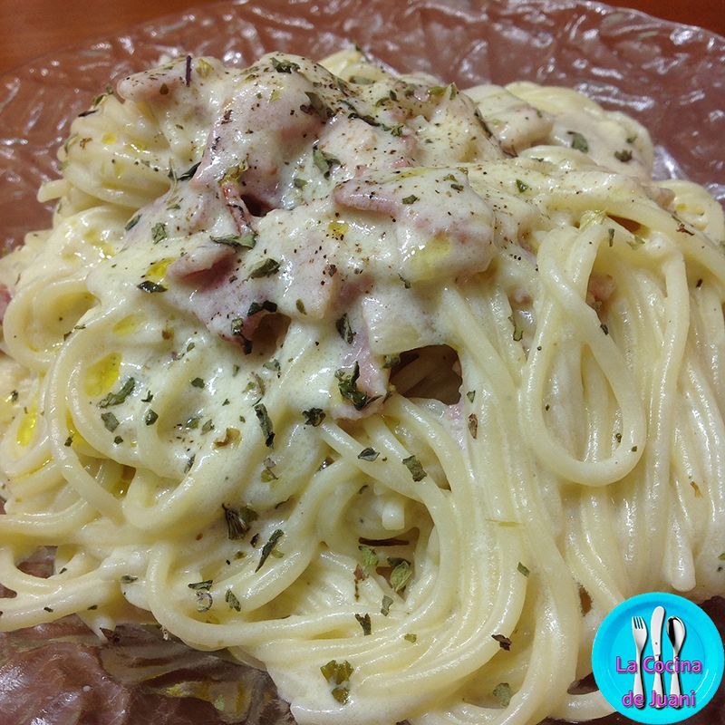 Espaguetis a la carbonara