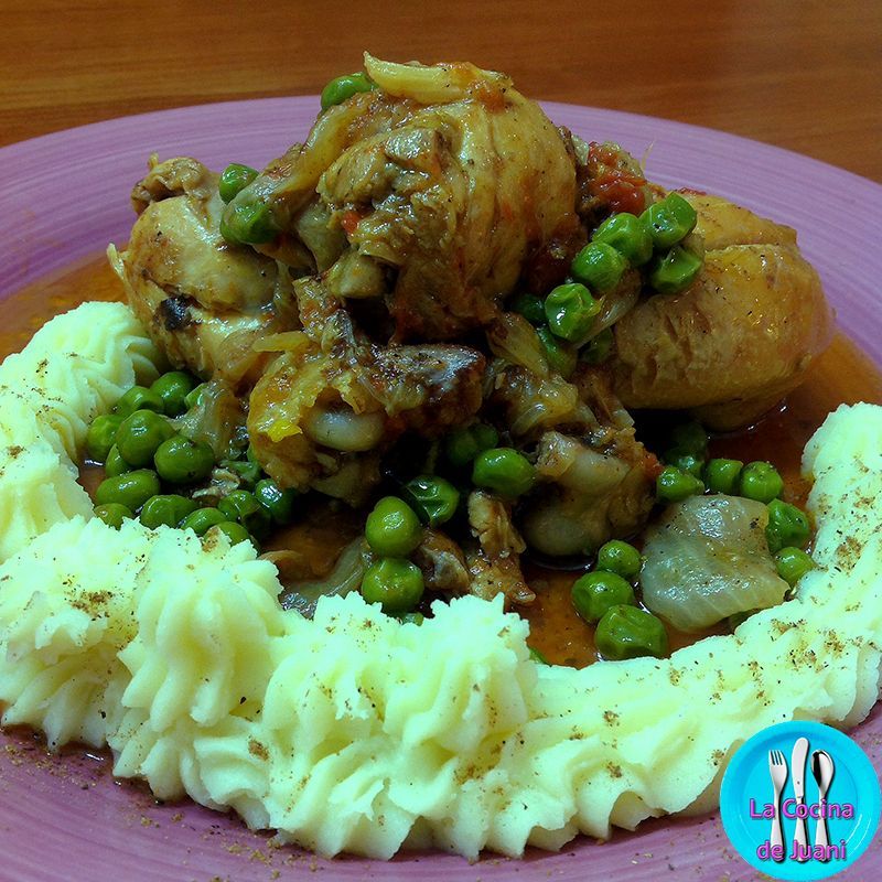 Muslos de pollo Masala