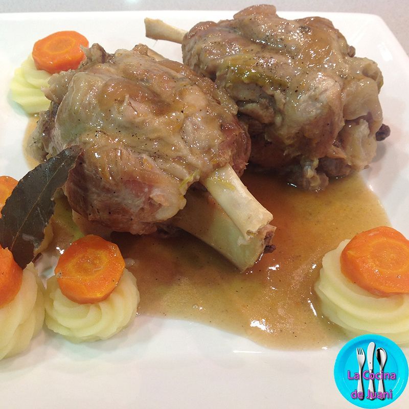 Codillo con salsa de miel