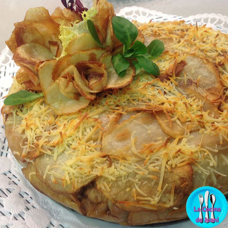 Cofre de patatas relleno de carne