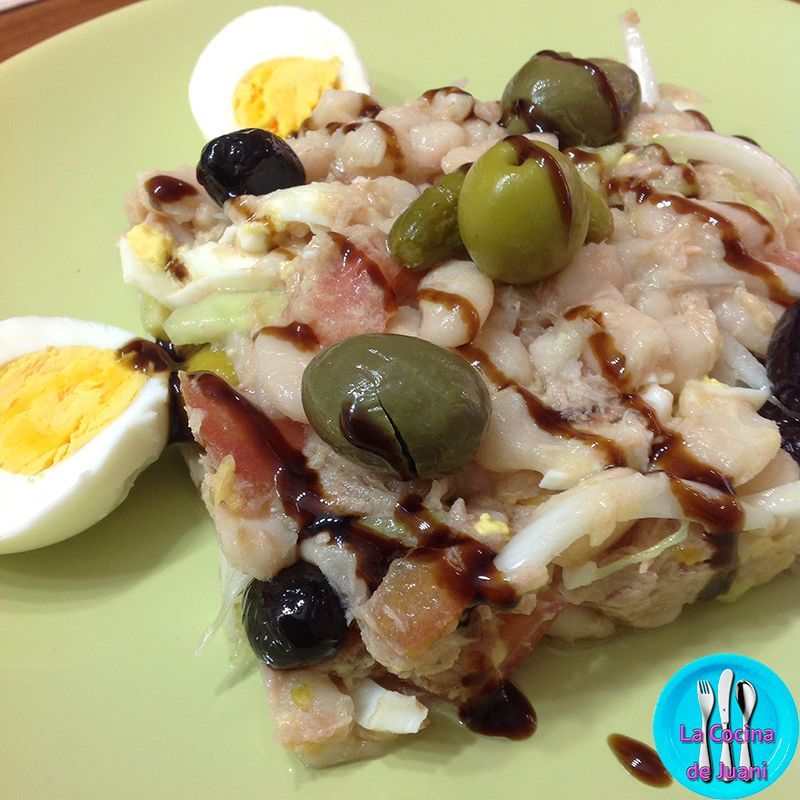 Ensalada de alubias de Juani