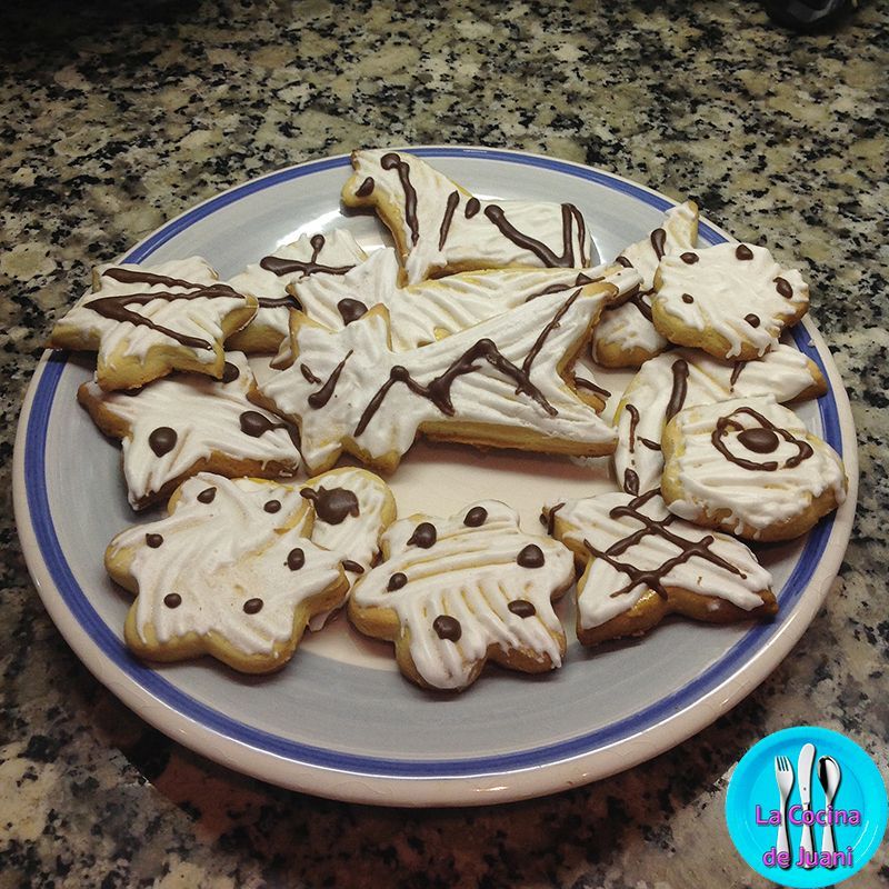 Galletas navideñas glaseadas