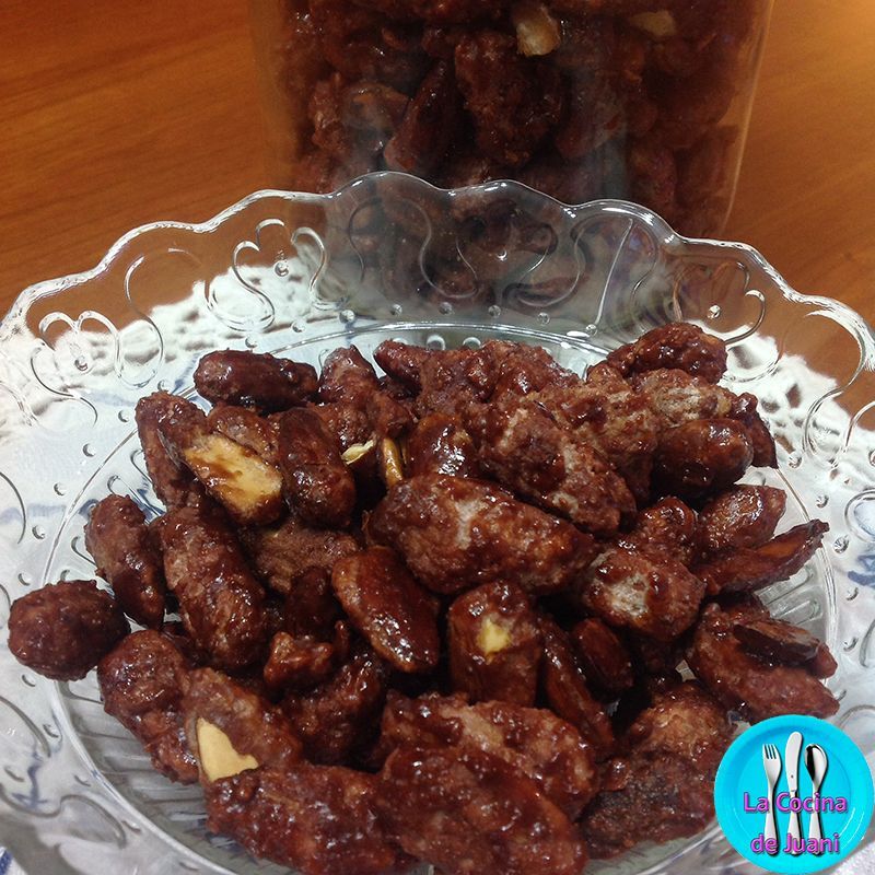Almendras garrapiñadas