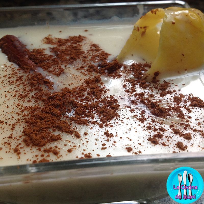 Arroz con leche casero