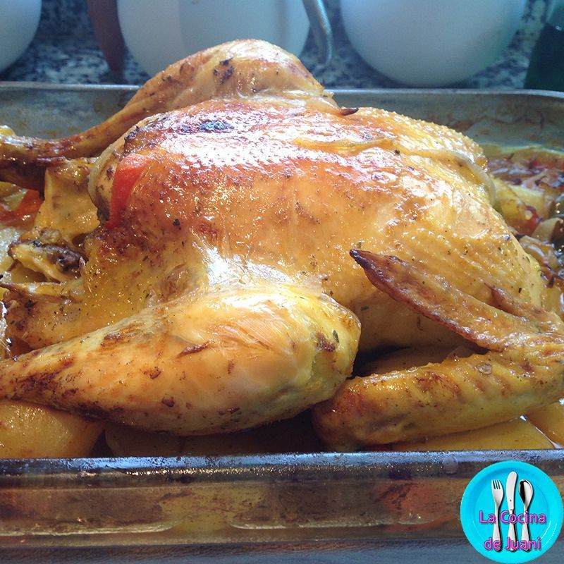 Pollo gustoso al horno