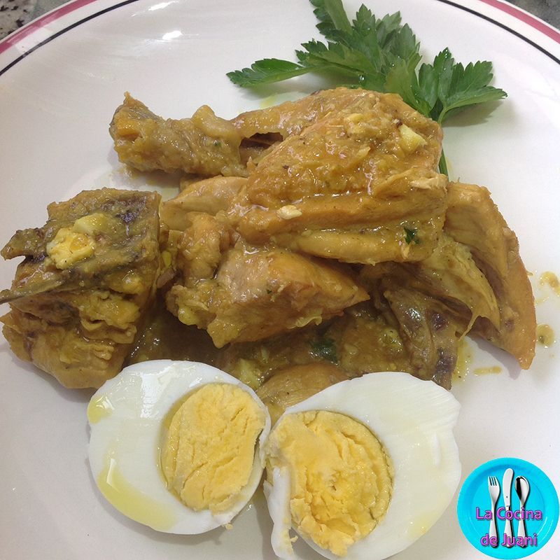 Pollo en pepitória