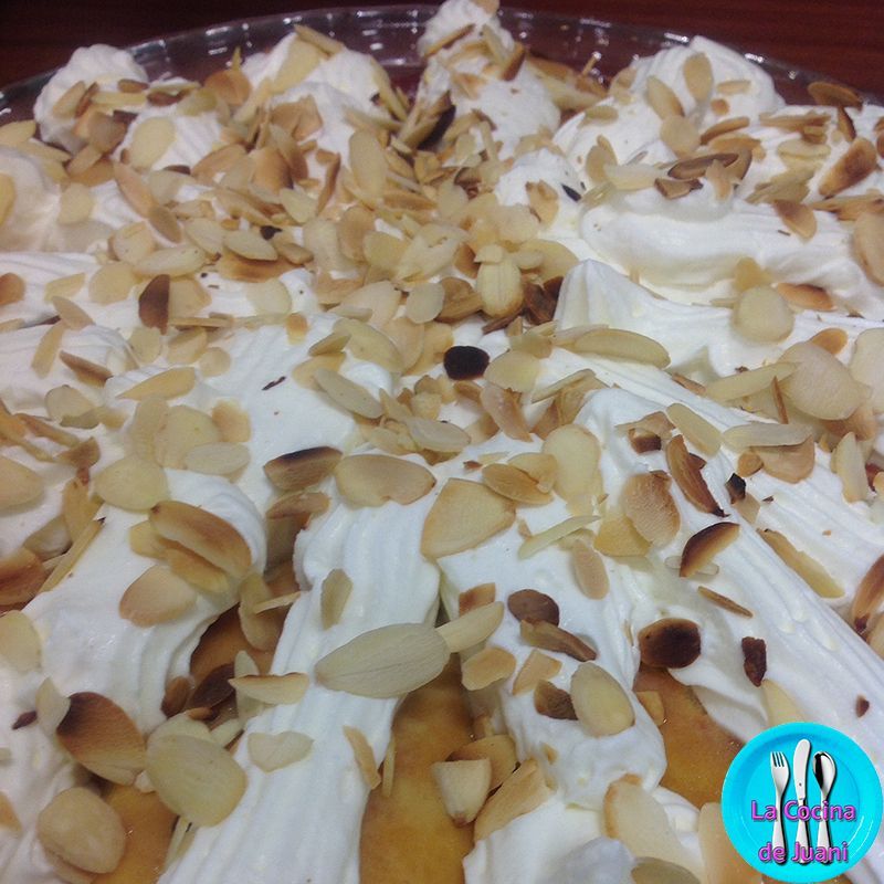 Budin de almendrados