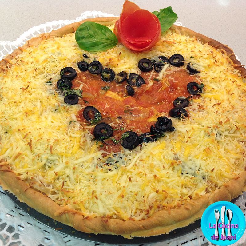 Tartaleta de tomates con aceitunas