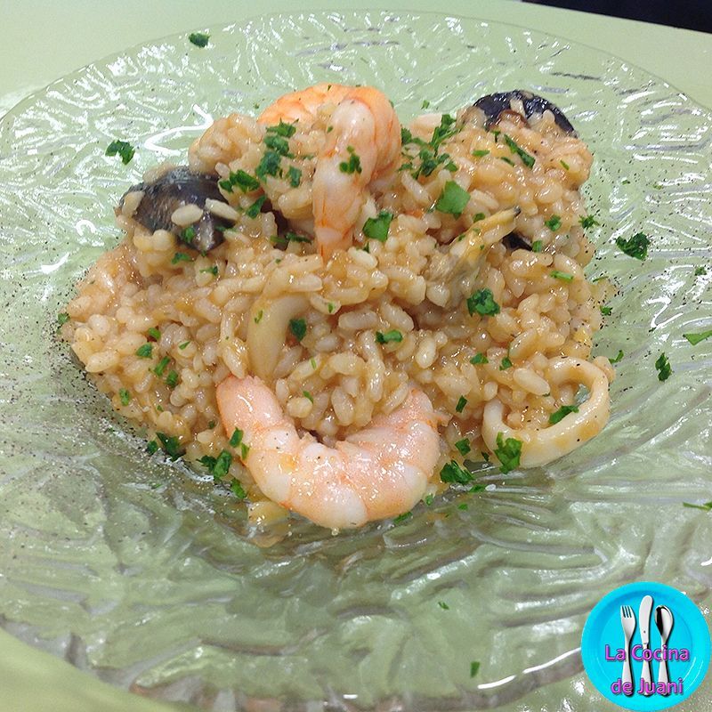 Rissotto de pescado