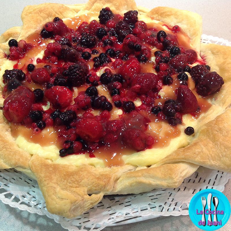 Tarta de frutas del bosque