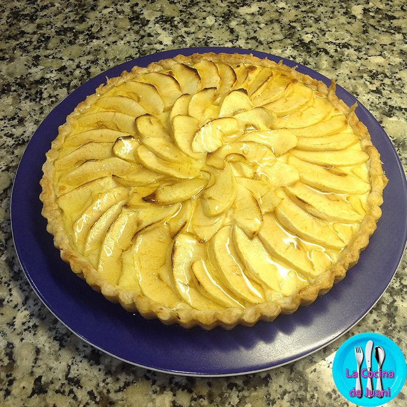 Tarta de manzana casera