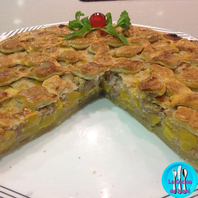 Tarta de melocotones