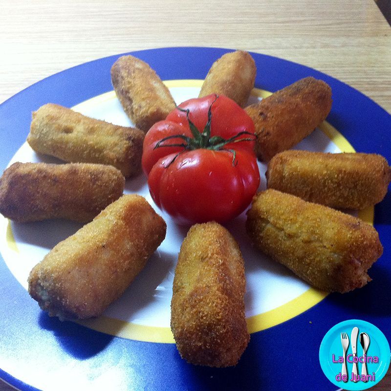 Croquetas de carne y pimientos del piquillo