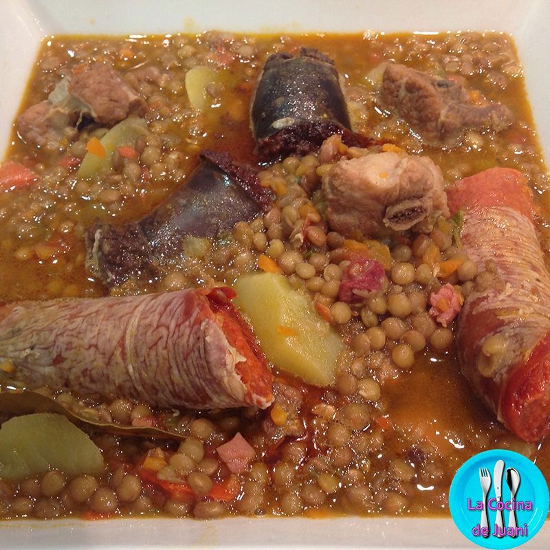 Lentejas caseras de Juani