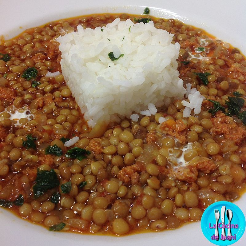 Lentejas con sobrasada