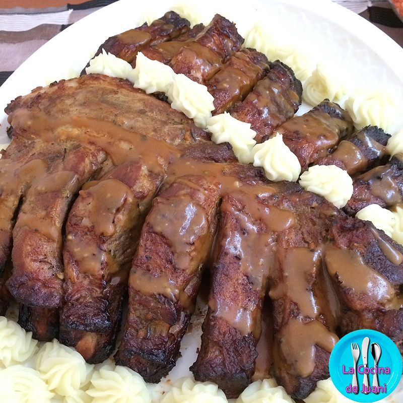 Costillar de cerdo agridulce
