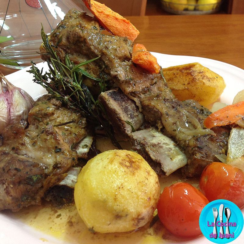 Falda gallega al horno