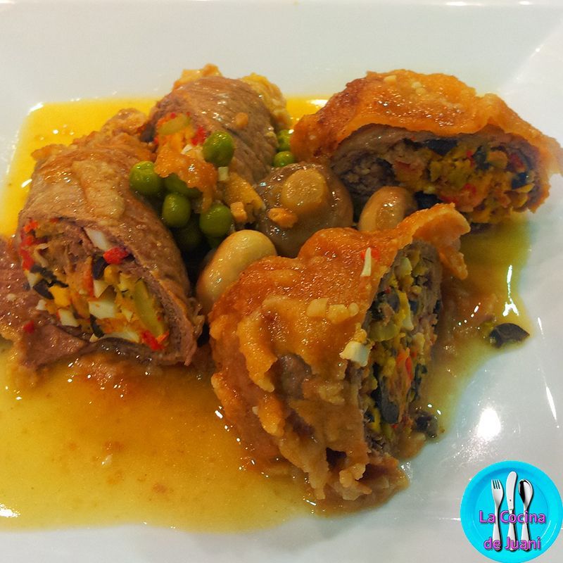 Filetes de ternera rellenos